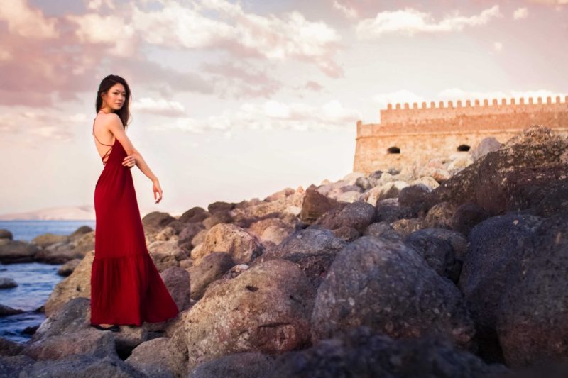 индивидуальная фотосессия на Крите, portrait photoshoot in Crete